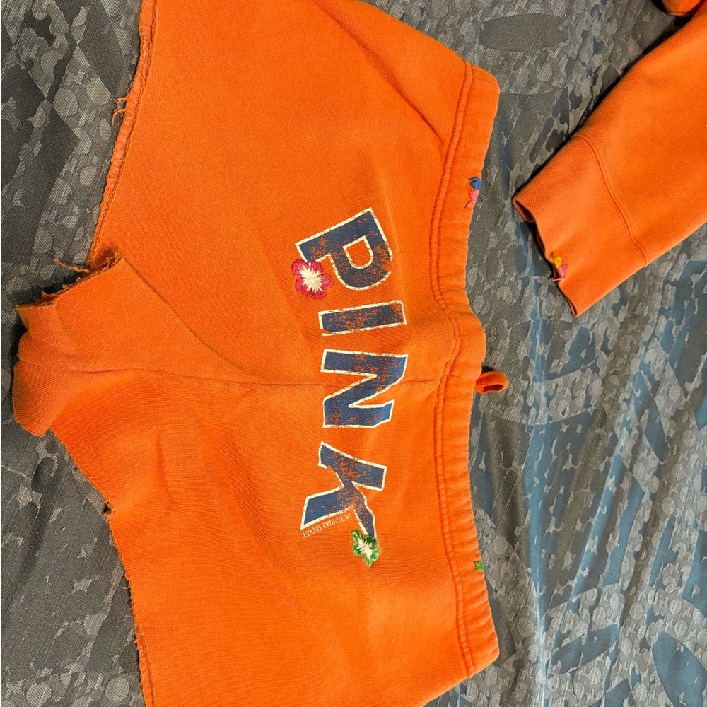 PINK Victoria's Secret Bright Orange Women's Shorts - Picture 6 of 7